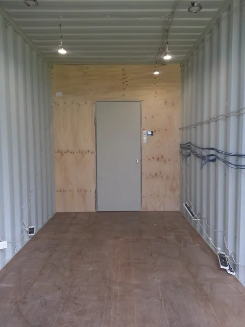 The cleared main interior, ready for the next stage.