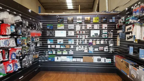 A later August view shows the display filled out with accessories.