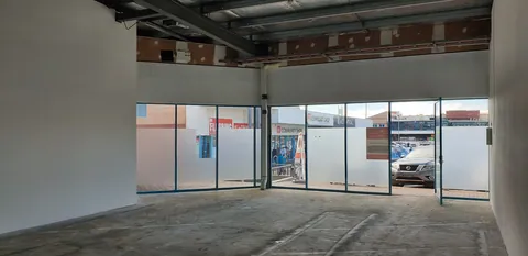 Looking towards the front windows before the fit-out.