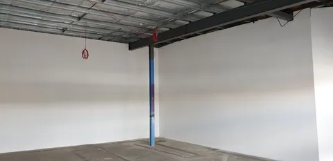 The empty interior at the start of the November fit-out.