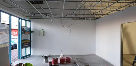 Painted walls brighten the new rooms.