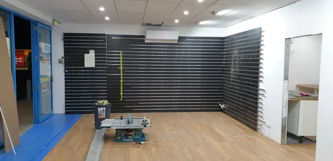 Display panels fitted beside the front windows.