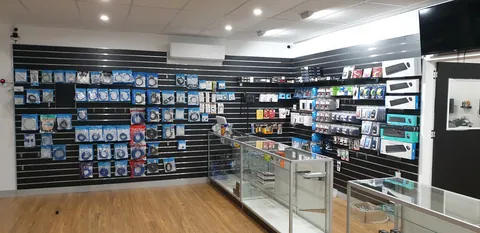 The stocked retail space later in December.
