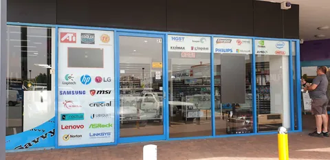 The fitted shopfront at the end of the documented build sequence.